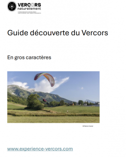 Guide découverte du Vercors, écrit en gros caractères