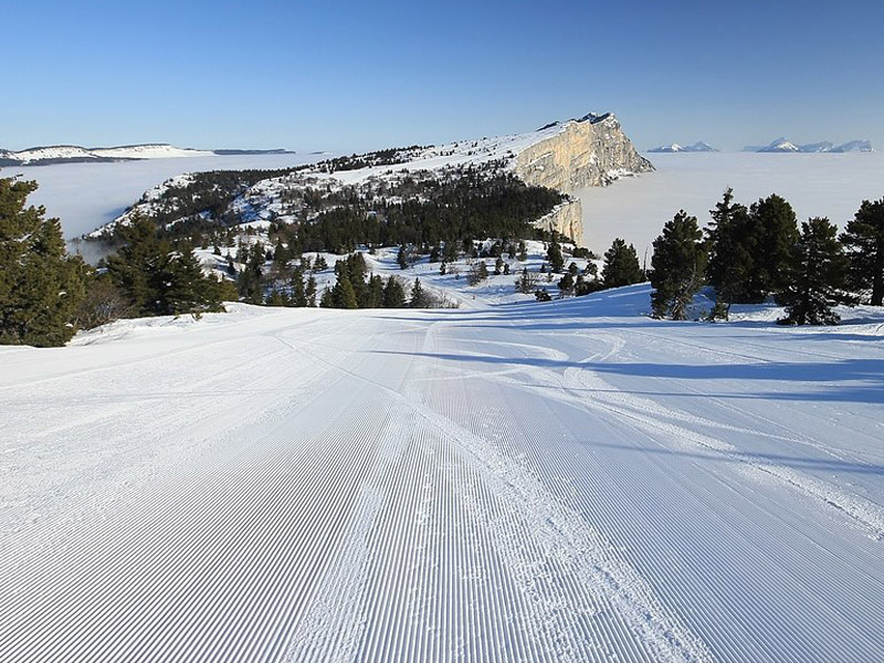 Ouverture piste Lans en Vercors Enneigement Isère Météo Vercors