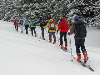 Skibergsteigen und Touren außerhalb der Pisten