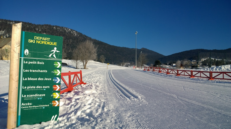 Damage et ouverture pistes nordiques