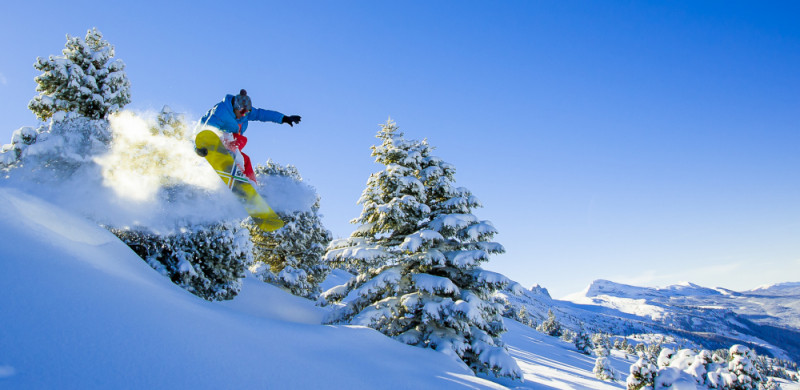Skiing in Lans-en-Vercors