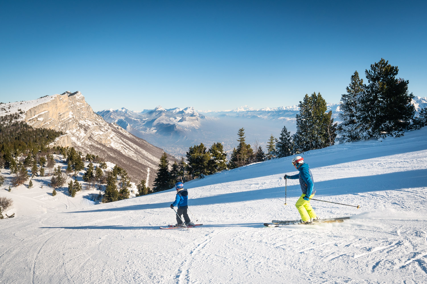 Domaine ski alpin Vercors Les Montagnes de Lans