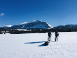 Traversée Plateau du Vercors en Pulka