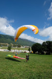 Décollage parapente