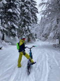 Sortie hivernale en trottinette électrique