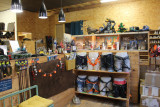 Baudrier en vente et comptoir d'accueil