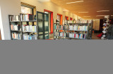 Intérieur de la médiathèque