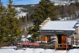 Cabane des jassinets en hiver