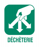 pictogramme national déchèterie