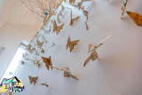 Décoration de papillons en origami