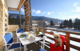 vue terrasse en hiver