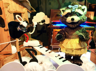 Scène musicale à La Magie des Automates