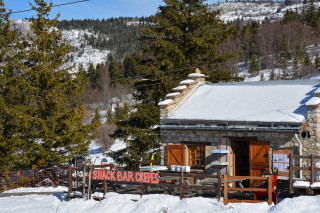 Cabane des jassinets en hiver