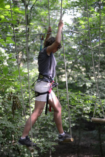 Photo d'un parcours d'équilibre