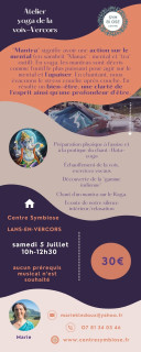 Journée Yoga de la voix du Vercors avec Sym Bi Ose