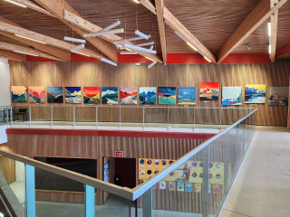 Hall d'exposition du centre culturel Le Cairn_Lans-en-Vercors