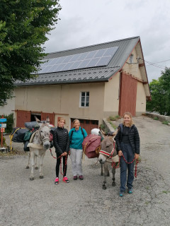 Nuits en gîtes d'étapes en 1/2 pension