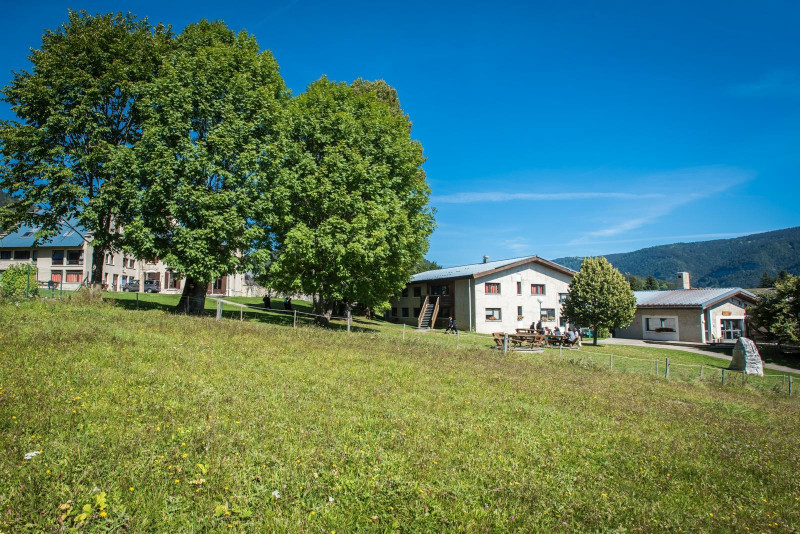 Une partie du parc, ses terrasses