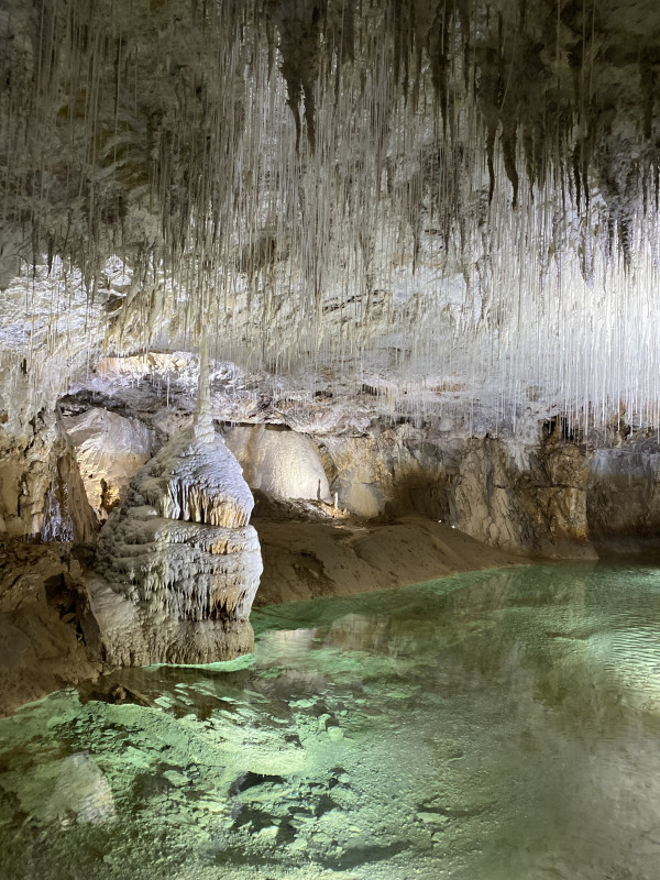 Stalagmite emblématique du site de Choranche