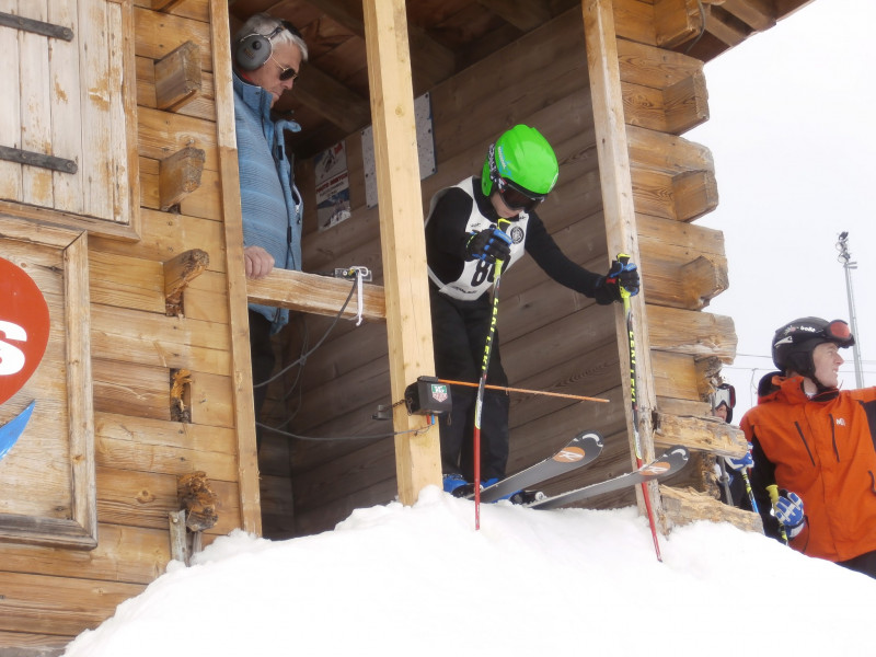 Départ course de ski