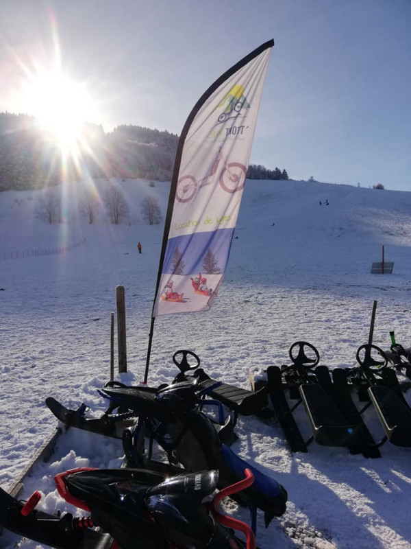 Luge et trottinettes hivernales