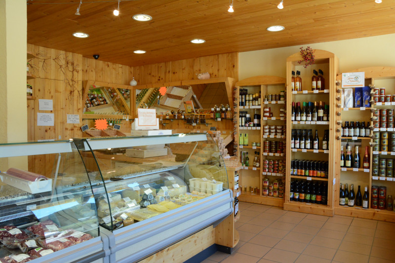 Intérieur du magasin La Fermière