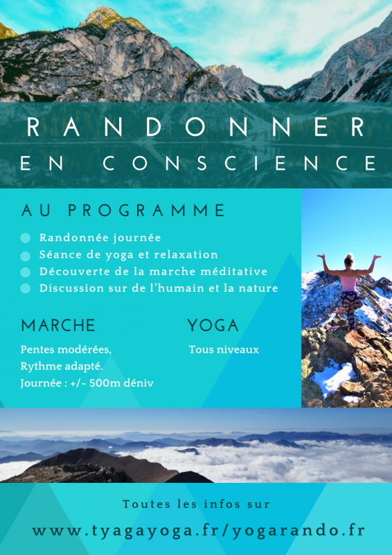 Flyer de Randonner en conscience - Au rythme de la montagne_Lans-en-Vercors