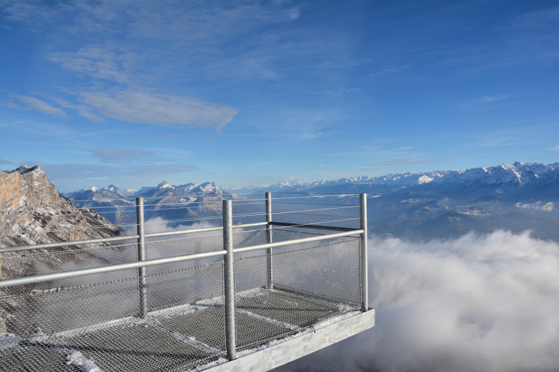 Vue Hiver, sommet des Virets Vue Hiver, sommet des Virets