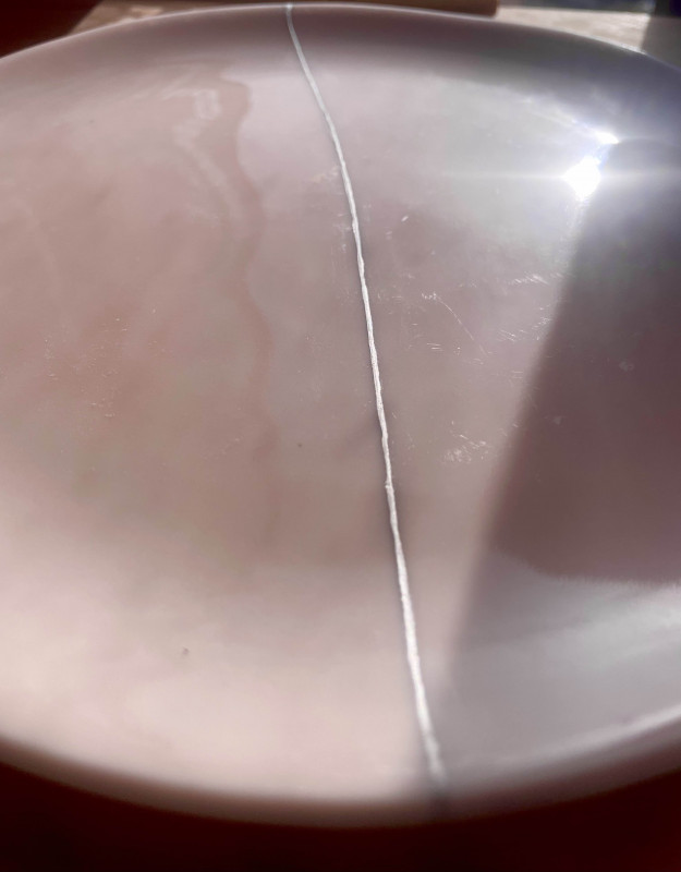 Réparation d'une assiette Réparation d'une assiette