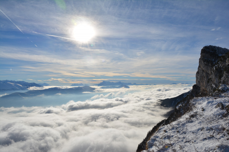 Vue paysage, début Hiver Vue paysage, début Hiver