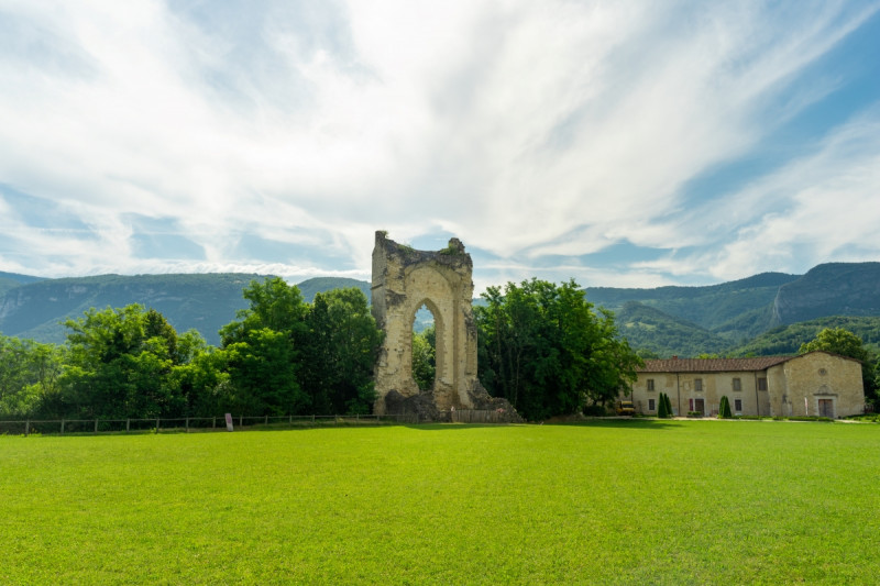 Vestiges de la chapelle castrale et Couvent des carmes- Beauvoir en Royans