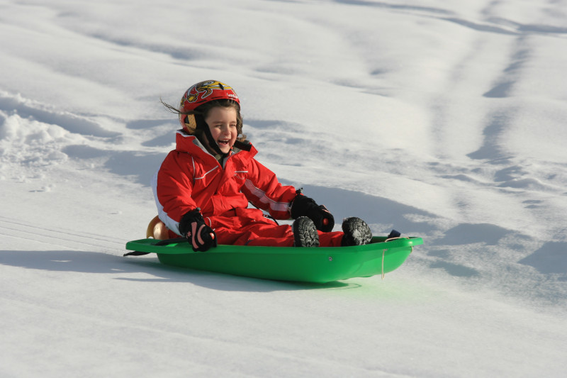 Luge enfants Lans en Vercors