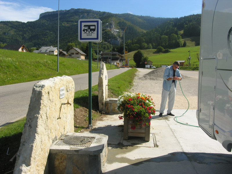 Aire de service camping-cars Lans en Vercors