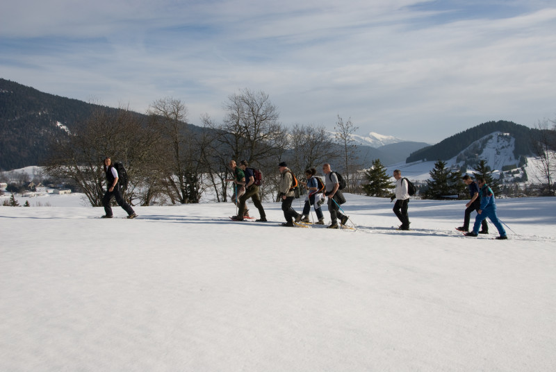rando raquette vert et blanc organisation - © Vert et blanc organisation rando raquette vert et blanc organisation