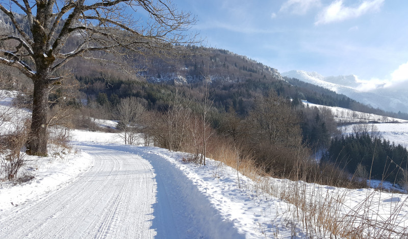 paysage d'hiver - © La maison d'hôte Agathe et Sophie paysage d'hiver