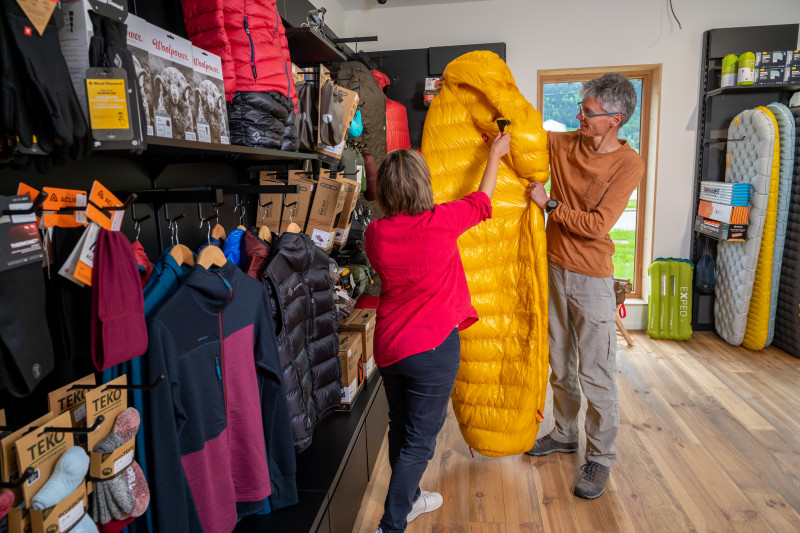 Intérieur de la boutique