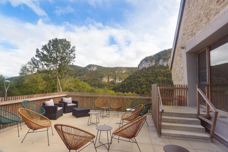 Terrasse de la Grange à Gaby