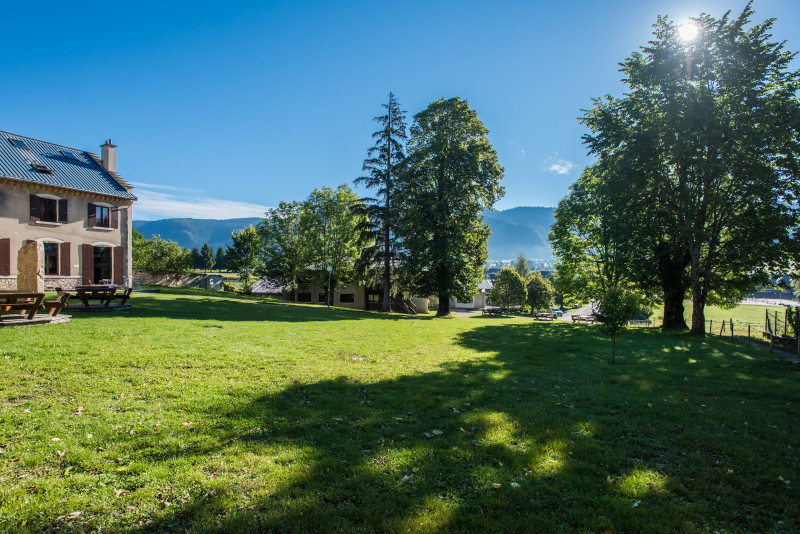 Le parc du gîte - © AFRAT Le parc du gîte