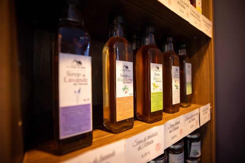 Sirop chez Sensations et Chocolats à Saint-Nizier-du-Moucherotte