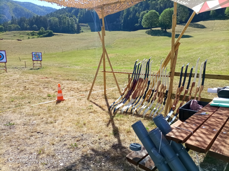 Site de tir à l'arc à Lans en Vercors