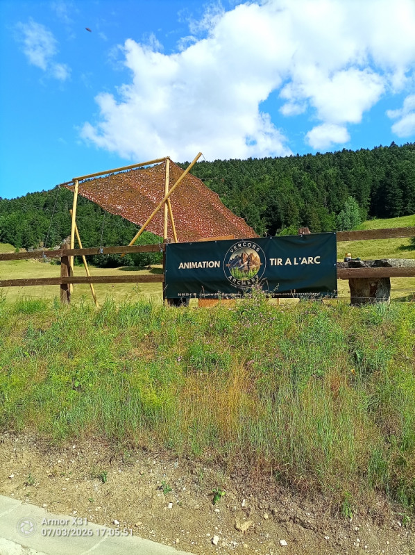 Site de tir à l'arc à Lans en Vercors