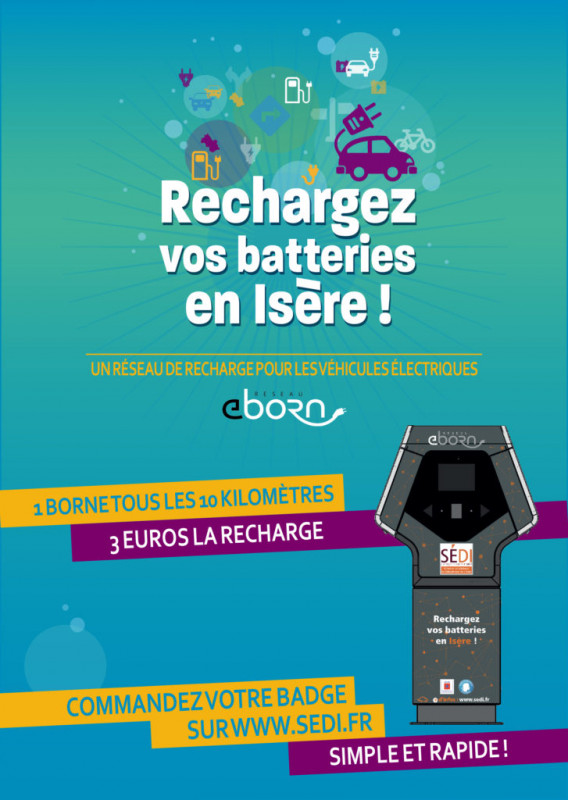 flyer des bornes SEDI