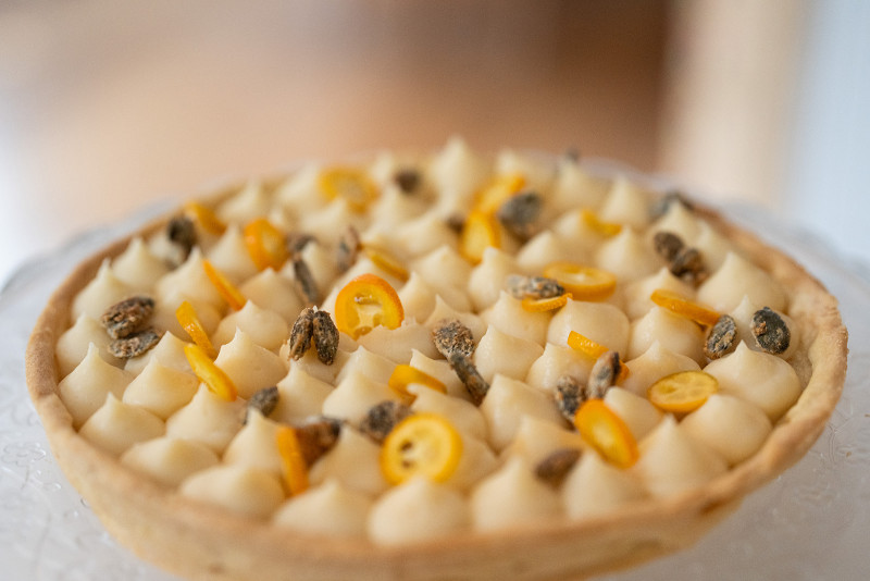 Tarte au 3 agrumes - © nadege depriester Tarte au 3 agrumes