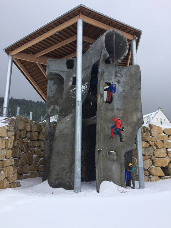 Tour Spélo José Mulot sous la neige