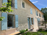 Façade sud gîte
