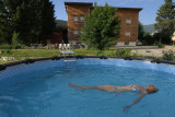 piscine hors sol l'été