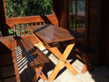 Chalet Petite Ferme des Prés Verts terrasse