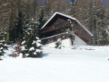 Extérieur hiver du chalet