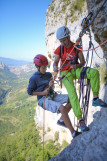 Rappel en escalade