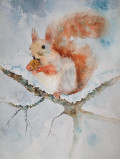 Aquarelle de l'Exposition de Nicole Jallifier-Verne Nicole - L'âme du Vercors au pinceau_Lans-en-Vercors